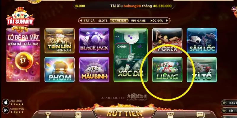 Liêng sunwin là tựa game hấp dẫn thu hút người chơi tham gia